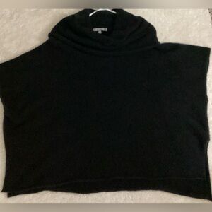 Neiman Marcus Black Cowl Neck Sweater 100% Cashmere Ladies Size S/M